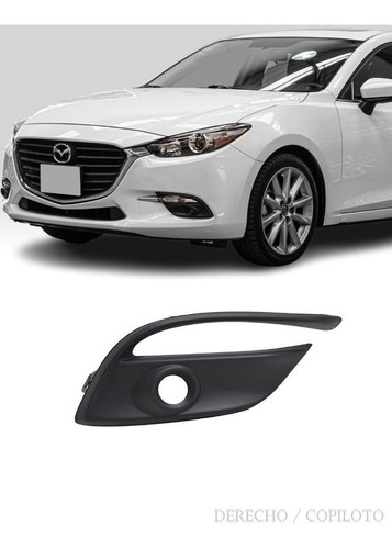 Rejilla Faro Niebla Mazda 3 2017 2018 2019 Derecha Copiloto