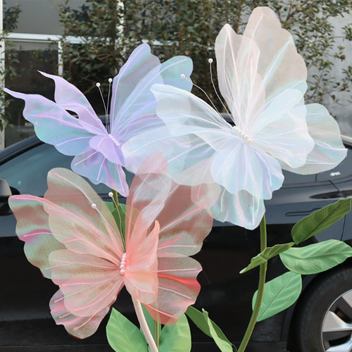 Decoración De Fiesta Con Forma De Mariposa 3d De 50 Cm