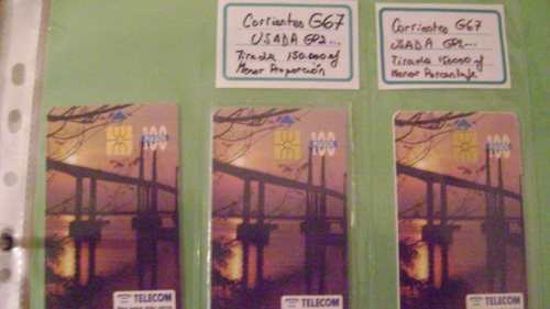 Tarjeta Telefoni Coleccion Telecom Provincia Corrientes Us 2 (Usado)
