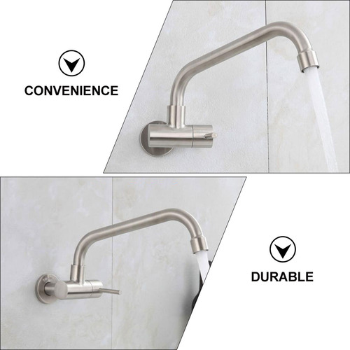 Grifo De Agua Giratorio Con Salida Extendida De 1 Pieza Para