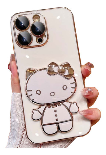 Funda De Teléfono Suave Con Diseño De Hello Kitty Makeup Mir