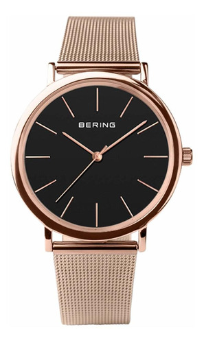 Reloj Mujer Bering 13436-362 Cuarzo Pulso Oro Rosa En Acero 