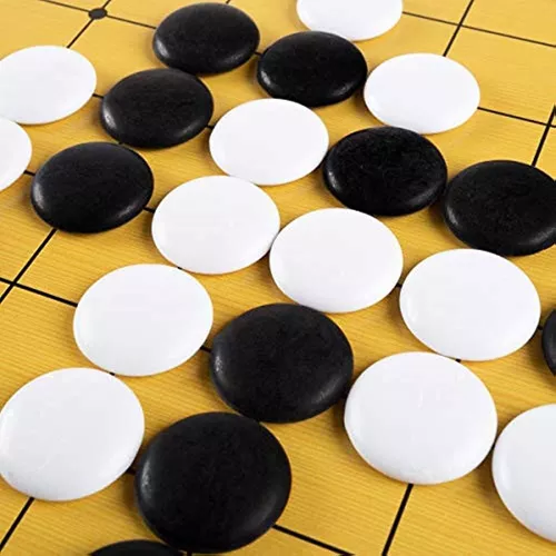 GANAZONO 360 Pçs Peças Go Piece Tabuleiro De Xadrez De Viagem Acessórios  Playset Acessórios De Viagem Go Peças De Jogo Baduk Peça Go Xadrez Talão  Escola Go Suprimentos De Xadrez Go Board 