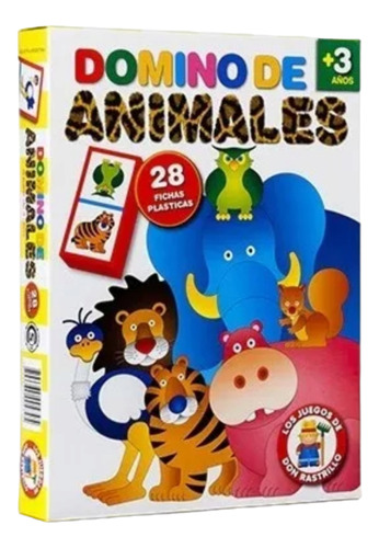 Dominó De Animales Ruibal Juego Infantil Don Rastrillo H200 