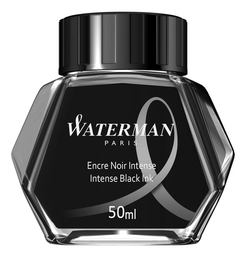 Vidro De Tinta Waterman Negro S0110710 (1950378)