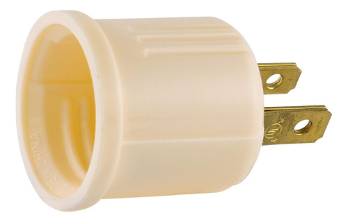 Adaptador De Enchufe Polarizado Para Lámpara Con Listado Ul