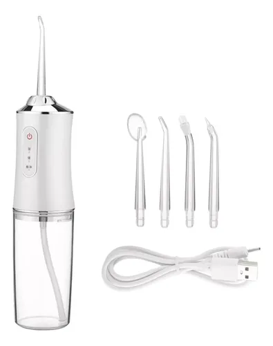 comprar Irrigador Oral Higiene Gengiva Bucal Jato D'água Dental Cor Branco_perolado 12