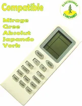 Comprar Control Minisplit Compatible Mirage Absolut Gre Japando York