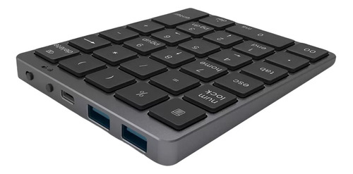 Teclado Numérico Gris De Contabilidad Financiera