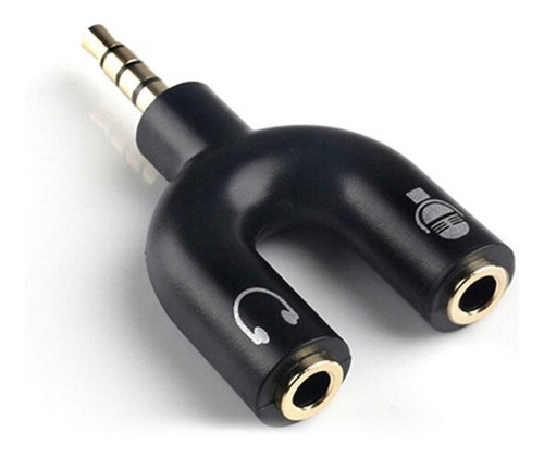 Adaptador De Audio Divisor Para Audífono Y Micrófono 3.5mm