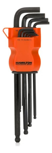 Juego De 9 Llaves Hexagonales Largas Hamilton Lh40