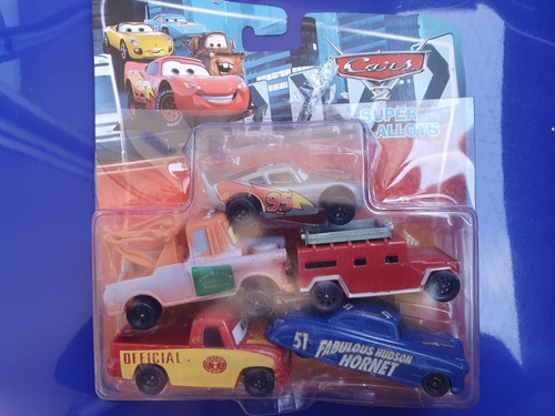 Set De Pequeños Autitos Cars Pelicula 2 