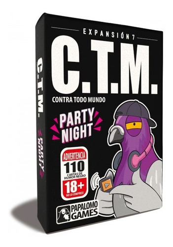 Imagen 1 de 2 de Juego De Mesa Contra Todo Mundo C.t.m. Ctm Exp. Party Night