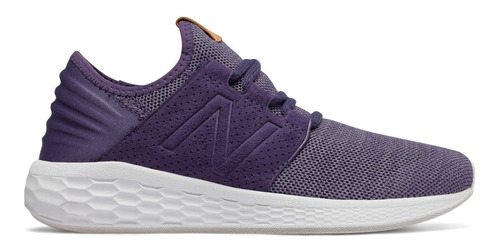 Imagen 2 de 7 de Zapatilla New Balance Cruz Violeta Blanco Mujer Rcdmr
