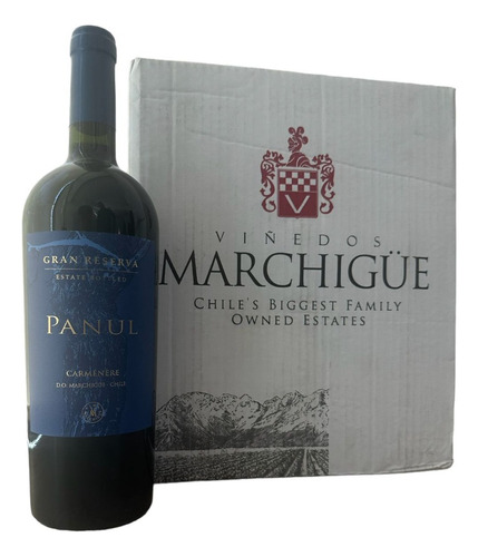 6 Unidades !! Gran Reserva, Panul Azul De La Viña Marchigue