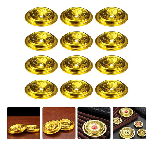Para A 12x Lámpara De Aceite Mechas Flotantes Soporte De