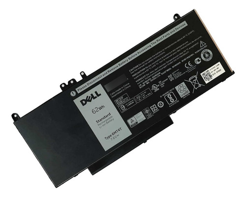 62wh 6mt4t Batería Original Dell Latitude E5470 E5570