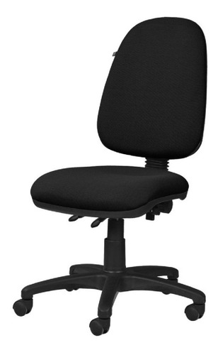 Imagen 2 de 4 de Silla Secretarial Prestige Ruedas Sistema De Reclina Negra