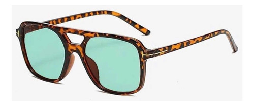 Gafas Aviador Lentes  Retro Vintage Unisex Verde Print