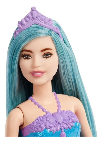 Boneca Barbie Princesas Cabelo Azul Mattel Hgr13