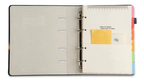 Caderno Fichário Arg. 12 Mat.-pólen Amarelo-cicero