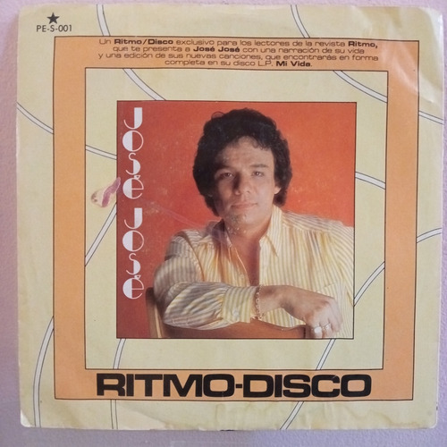 Jose Jose Ritmo Disco Desesperado Vinilo Ep 33 Rpm Promo