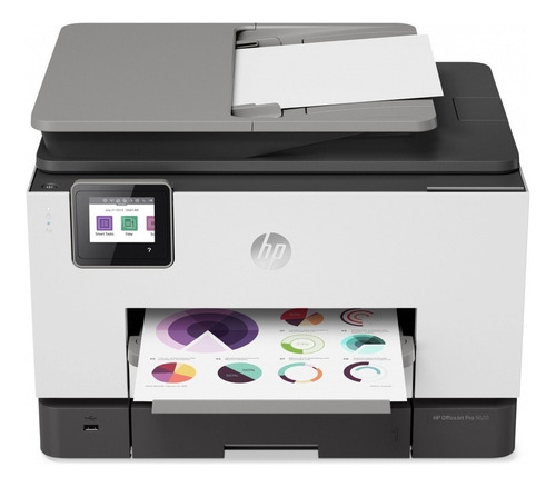 Impresora a color multifunción HP OfficeJet Pro 9020 con wifi blanca y negra 100V/240V 1MR69C