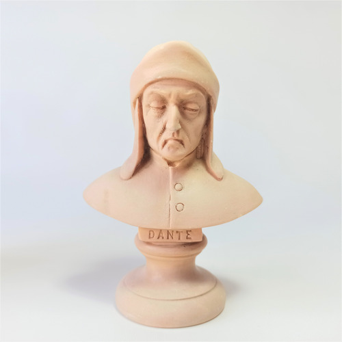 Busto De Dante Hecho En Resina Firmada!