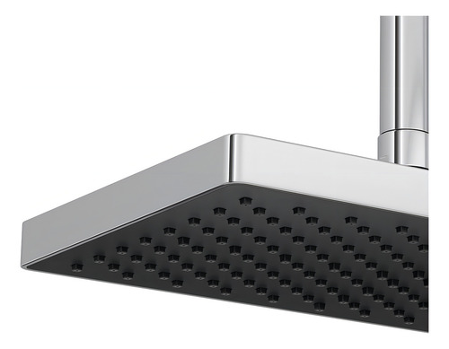 Chuveiro De Teto Retangular Com Tubo Flex Max Cromado - Deca