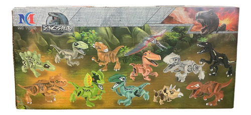 Set 12 X Minifiguras Jurassic World Bloques De Construccion
