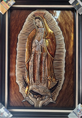 Cuadro De Repujado Virgen De Guadalupe Grande