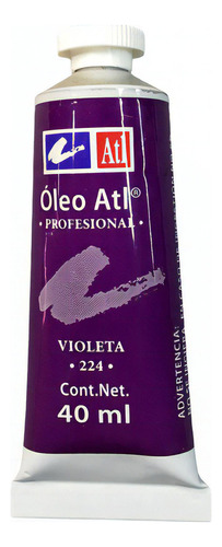 Oleo Atl T-14 Tubo De 40 Ml Color A Escoger Pintura Color del óleo 224 Violeta