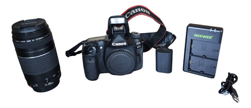Camara Reflex Digital Canon Eos 80d Ef 75-300mm