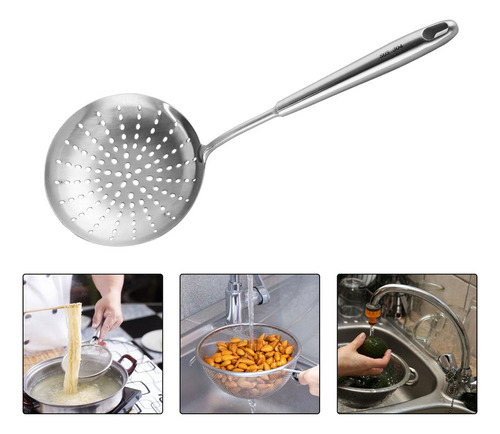 Zl Cuchara Con Ranuras Skimmer Cuchara Desnatadora Para