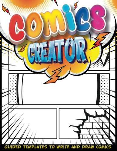 Libro: Blank Comic Book For Adults: Comic Book Sheets For Pr