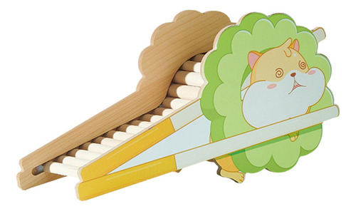 Casa De Madera Para Hámster, Cabaña Para Mascotas Estilo D