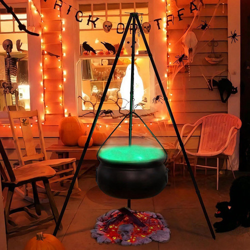 Decoración De Halloween, Olla De Brujas, Caldero De Brujas C