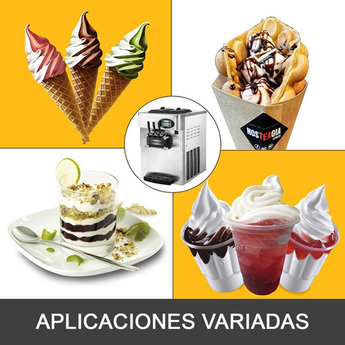 Maquina De Helado Mantecado Y Yogurt Frozen Incluye Formula