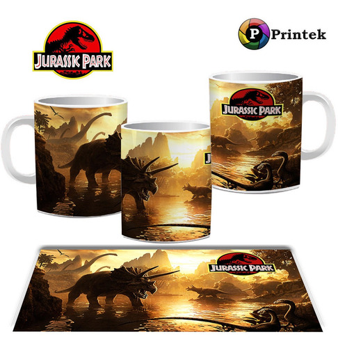 Tazon Jurassic Park - Varios Modelos - Printek