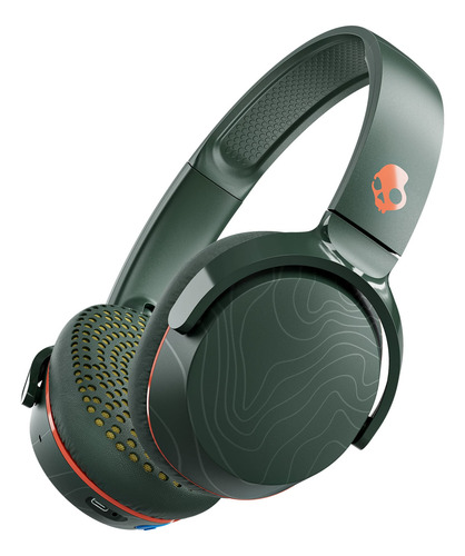 Audífonos Skullcandy Riff 2 Inalámbricos Verde 34h Autonomía