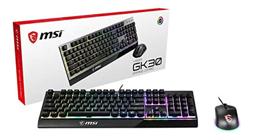 Msi Vigor Retroiluminado Rgb Teclas De Acceso Rápido Dedicad