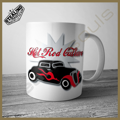 Taza | Hot Rat / Rod #523 | Mooneyes / Rat Fink / Clay Smith