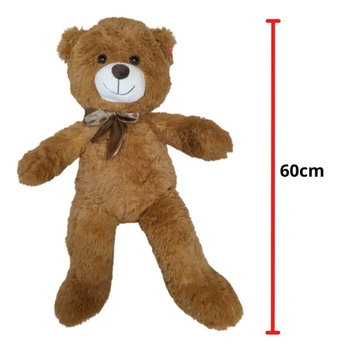 Mono De Peluche Mediano 60cm Con Moño 1601 D