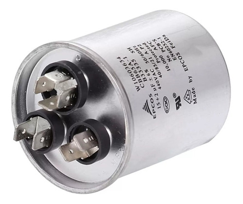 Capacitor Dup 15+2mfd 450v Term Cbb65