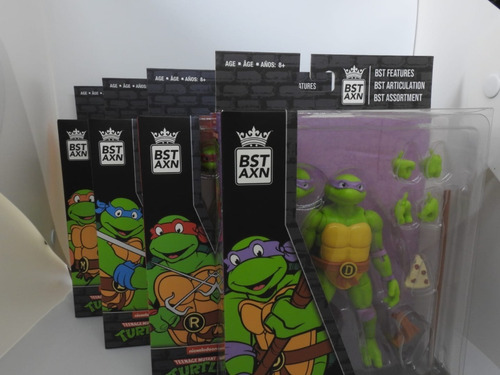 Imagen 4 de 6 de Bst Axn Tmnt Tortugas Ninja Serie Completa (4 Figuras)