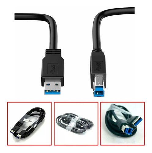 Cable Usb 3.0 Tipo A Y Tipo B Original 