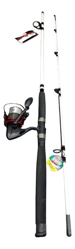 Combo Caña Mas Reel Con Nylon Berkley 2.40 Mts 2 T El Mejor 