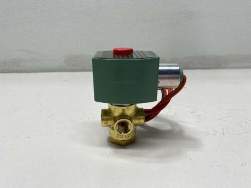 Asco 1/4 Npt 3-way 24 Dc Brass Solenoid Valve 8320g184 Ttv