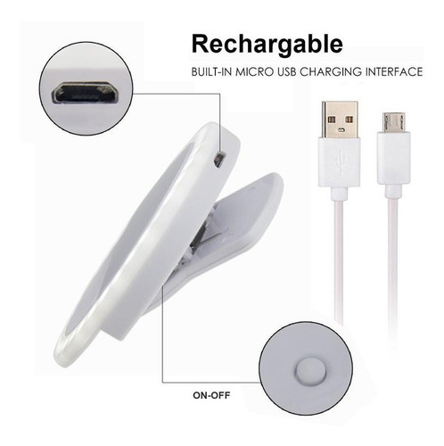 Imagen 4 de 6 de Aro Anillo Selfie Flash Camara Luces Led Portatil Celular