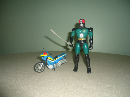 Figura Y Motocicleta Masked Raider  Bandai 1995